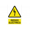 Warnsignal von Pictorama und Text Elektrisches Risiko COFAN