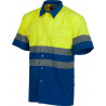 WORKTEAM C3812 high visibility shirt with button closure
