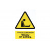 Warning sign Risk of Asphyxiation COFAN