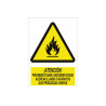Warning sign Do not light fire, bring flames or products that produce sparks COFAN
