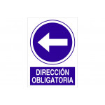 Obligation de signal Pictorama et texte - Adresse obligatoire à gauche
