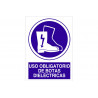 Obligation sign Mandatory use of COFAN dielectric boot