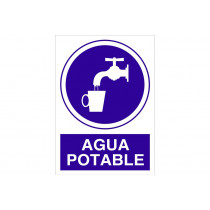 Borsa del segnale Pictorama e testo - Acqua potabile