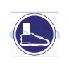 Señal de obligación Obligatorio el uso de cubre calzado COFAN