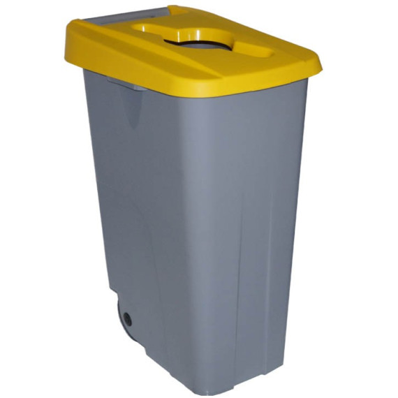 Offener Recycling-Container, der für den Lebensmittelgebrauch von 110 Litern Denox geeignet ist - Famesa. REF: 23250