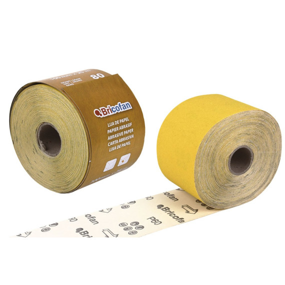 Rolo de lixa "amarelo"