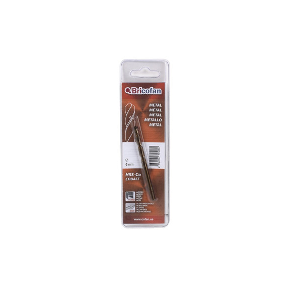 Brocas Bricofan HSS CO "BLISTER"