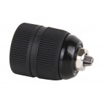 Automatic chuck with safety closure