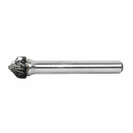 Morangos Rotary Cruz-a-Jagged Metal Hard "Apontaram 90 °