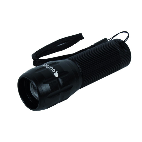 Linterna Aluminio LED ZOOM 3.7 x 12cm