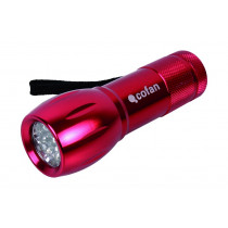 Aluminum lantern 9 LED colors