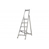 Escalera de aluminio reforzada de 5 a 9 peldaños EN 131 COFAN