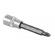 Vidro 1/2 "Extra Long Point 65mm Pozidrive