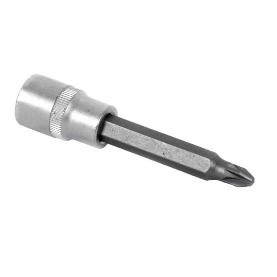 Vaso 1/2" punta extra larga 65mm Pozidrive