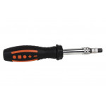 Flexible rod screwdriver