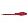 Insulated flat electrician screwdriver 1000 V 09508001
