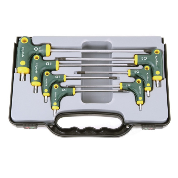 Definir 7 PCS Mango em "T" Torx Punta