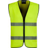 High visibility technical vest with contrast bias binding WORKTEAM C3610