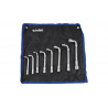 Sets of 8, 10 or 17 open pipe wrenches 09504050