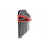 Set of 10 ball-type hexagonal keys made of durable steel COFAN 09508541.
