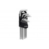 Torx key set 9 units with two ends made of steel and anti-rust coating COFAN