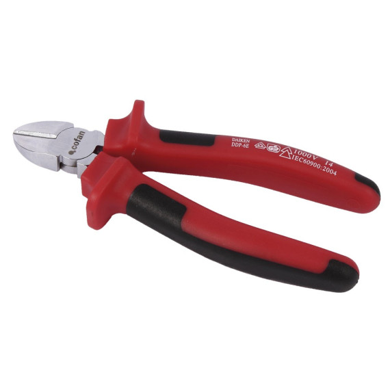 Alicate cortaalambres corte diagonal 1000 V aislados 09600308