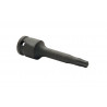 Douille à choc noire 1/4", 3/8" et 1/2" embout Torx mâle long COFAN