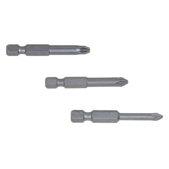 BLISTER OF THREE TIPS Pozidrive 50mm