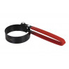 Adjustable wrench for oil filters with a strap band and ratchet effect for sizes from 60 mm to 110 mm COFAN.