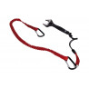 Anti-fall cord with two carabiners 09400080