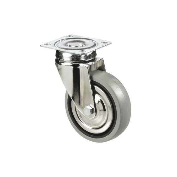 Plaque de roues en caoutchouc gris 09403604