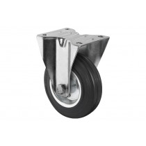 Rodas de borracha / metal fixo 09403511