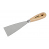 Spatola con manico in legno e lama in acciaio inossidabile disponibile in varie misure COFAN