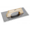 Trowel model with a serrated edge and wooden handle COFAN 09517032