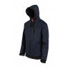 Two-tone softshell jacket with adjustable hood with stopper VELILLA 206007