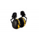 Helmet earmuffs with anchor P3E 30DB (yellow) 3M pellet x2p3