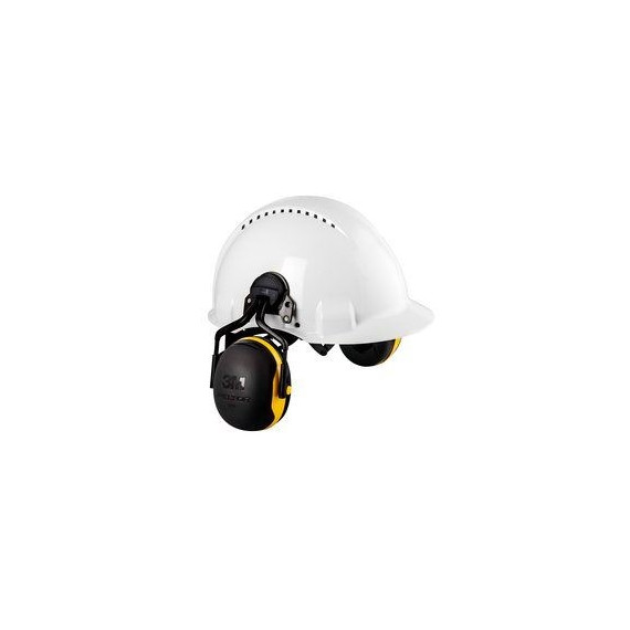 Helmet earmuffs with anchor P3E 30DB (yellow) 3M pellet x2p3