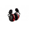 Helmet earmuffs with X3P3 33dB anchor (red) PELTOR 3M