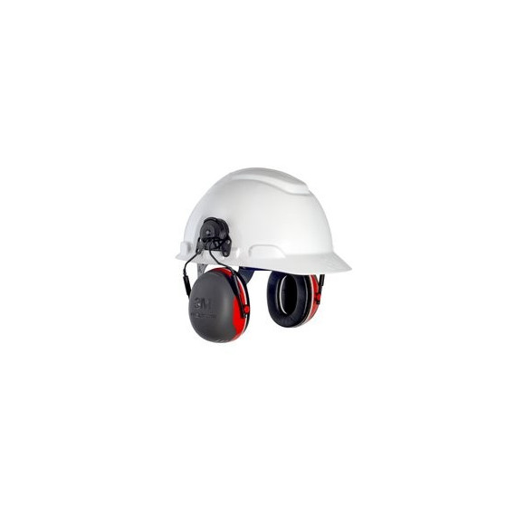 Aurmoni per casco con ancoraggio P3e 32db (rosso) Pellet 3m X3P3
