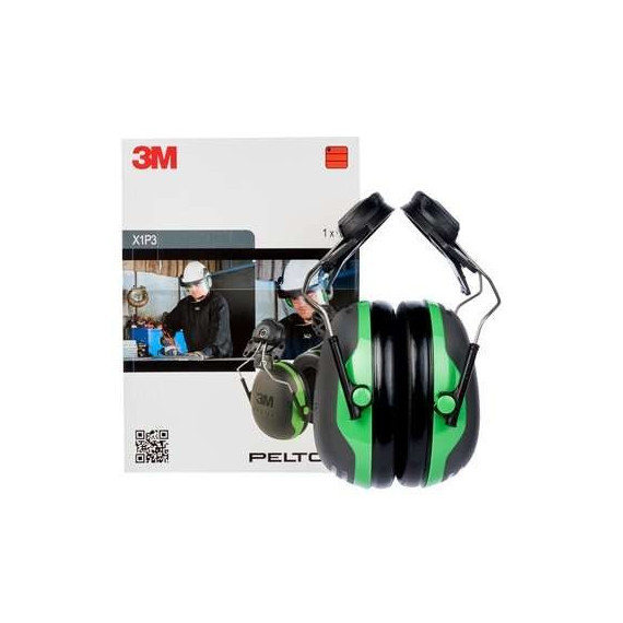 Orejeras para casco con anclaje P3E 32db (rojas) 3M PELTOR X3P3