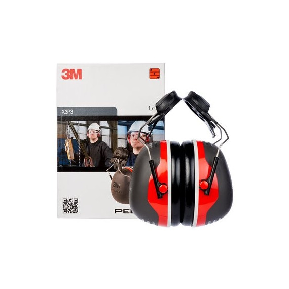 Orejeras para casco con anclaje P3E 32db Hi-Vi 3M PELTOR X4P3