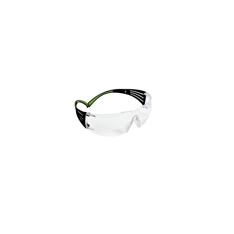 Gafas de seguridad graduadas antirrayaduras de lente incolora 2,5 graduación SecureFit™ 400 3M. REF: SF425AF