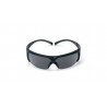 Gafas de seguridad resistentes de lente gris polarizada antirayaduras de montura gris SecureFit de SF611AS 3M