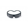 Sichere, kratzfeste, graue polarisierte Sicherheitsbrille mit grauem SecureFit-Rahmen SF611AS 3M