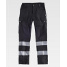 Pantalon industriel avec bandes réfléchissantes segmentées