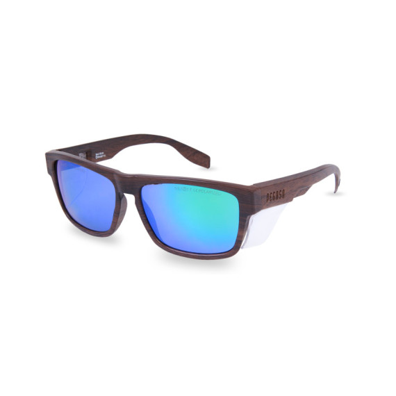 Occhiali di protezione Brave 139.29 Woody Dark lente PC verde polarizzata PEGASO SAFETY