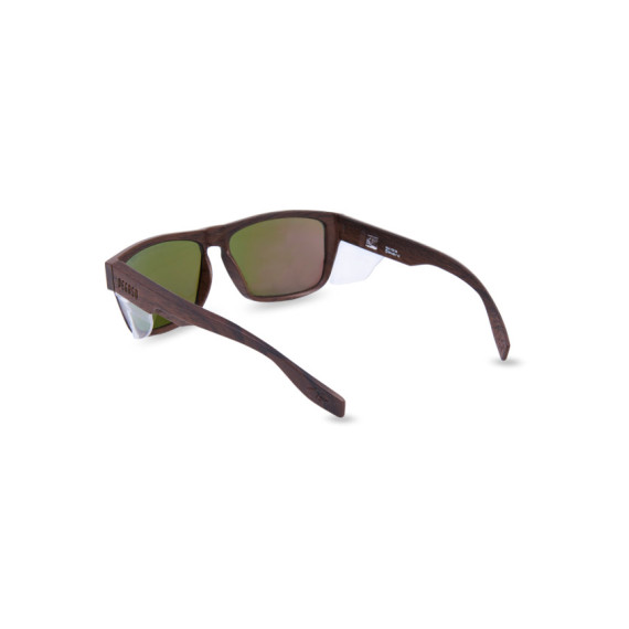 Brave 139.29 Woody Dark Safety Glasses, Green Polarised PC Lens, PEGASO SAFETY