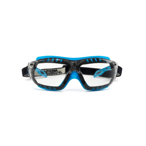 Omnis 205.04 PC Colourless Safety Glasses PRIVILEGE + Interior Kit and Removable Headband PEGASO SAFETY