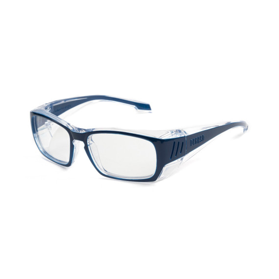 Óculos de proteção Compact Pro 207 Azul PC Incolor PRIVILEGE PEGASO SAFETY