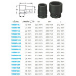 Óculos de Impacto Hexagonal 3/4 "Série Regular 940519-C